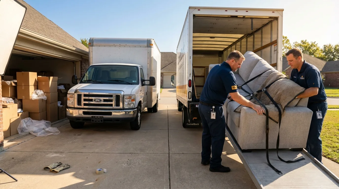 DIY truck vs professional crew comparison in Gwinn